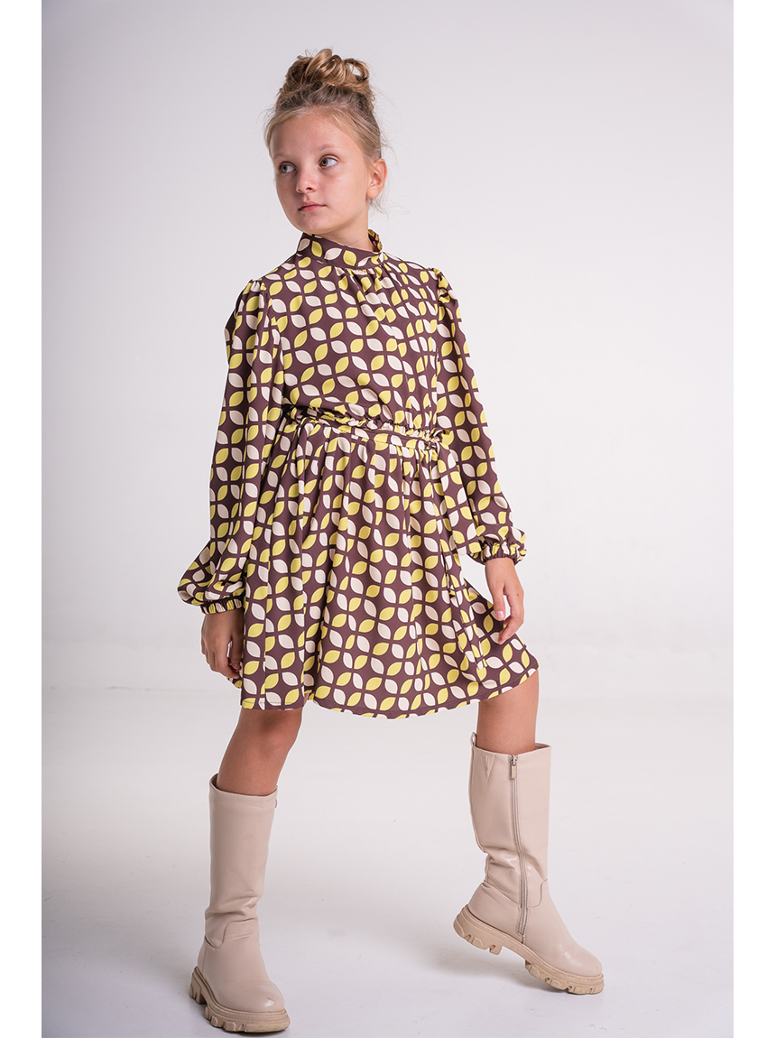 Ge.ni.us Παιδικό φόρεμα με σούρα